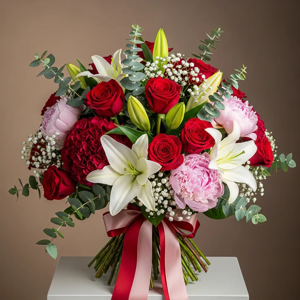 Romantic anniversary bouquet